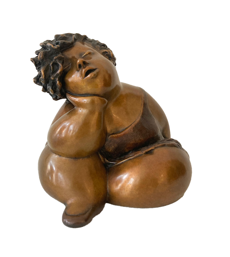 Sculpture de bronze par Rose-Aimée Bélanger à vendre en galerie d'art à Montréal. « Amour » disponible à la Galerie Blanche.