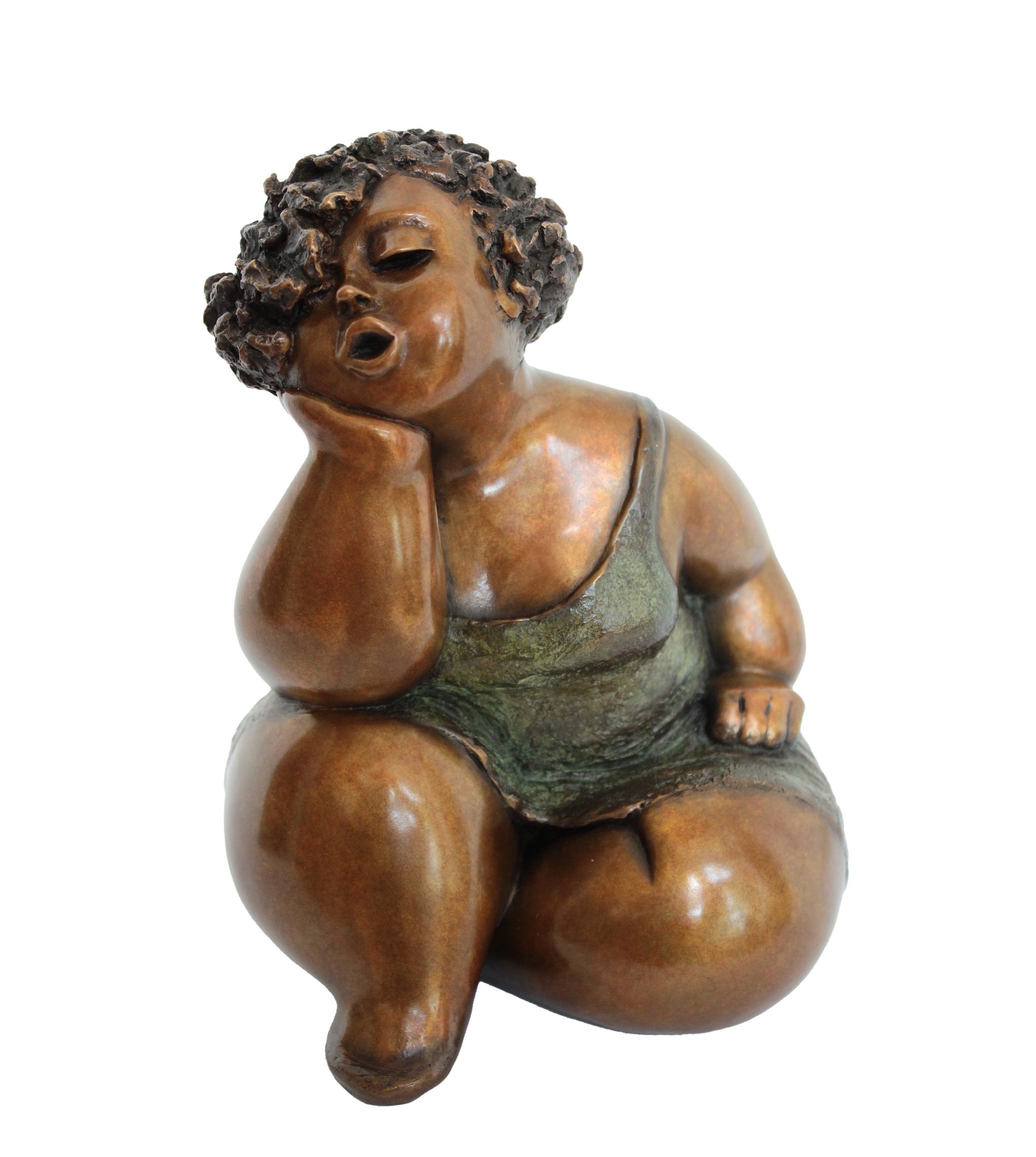 Sculpture de bronze par Rose-Aimée Bélanger à vendre en galerie d'art à Montréal. « Délice » disponible à la Galerie Blanche.